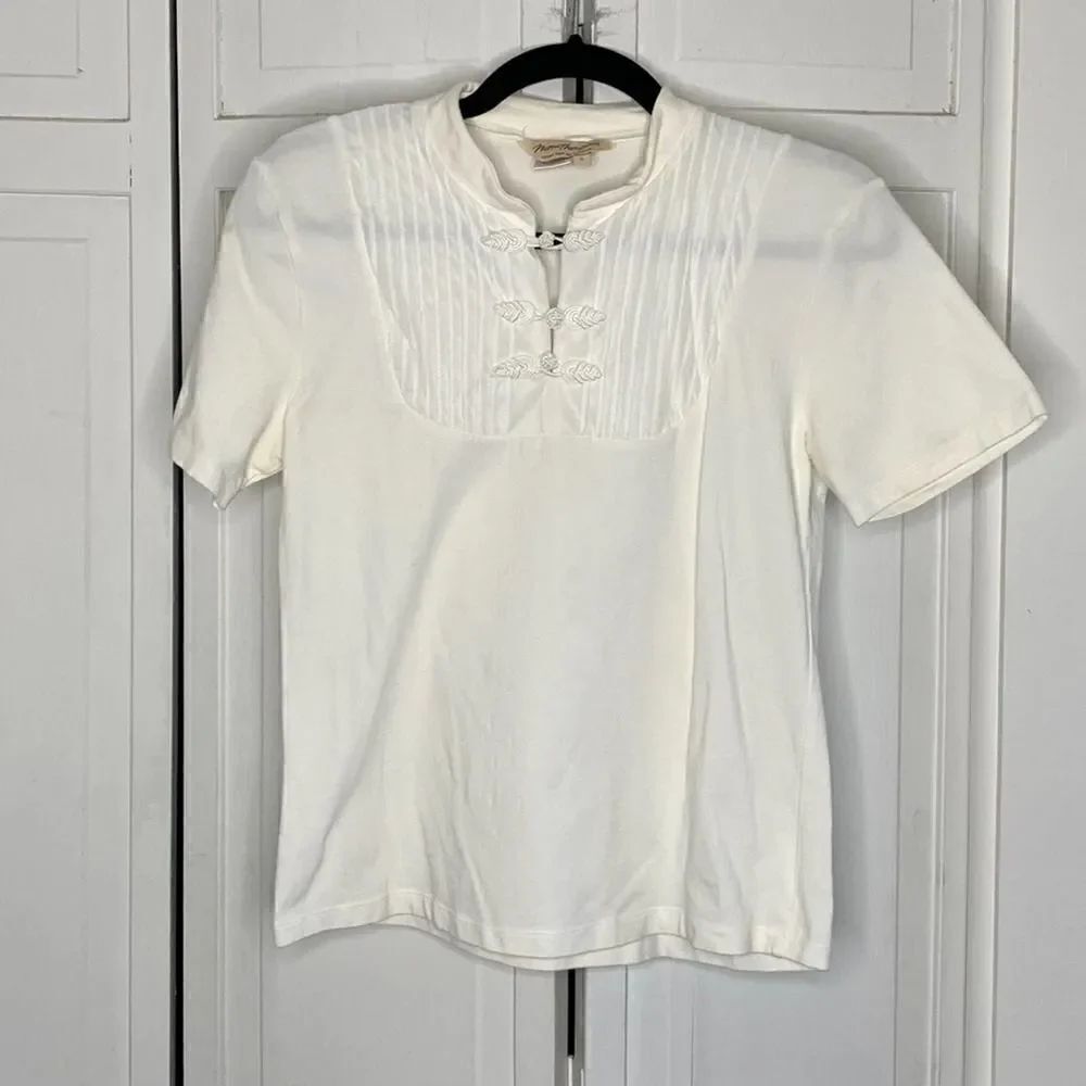 💕3 for $20💕 Norm Thompson Rope Toggle Detail Tee - Picture 2 of 6